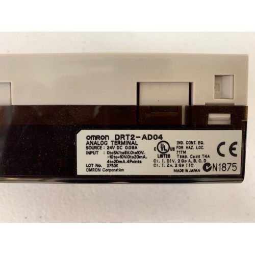OMRON DRT2-AD04 Analog Terminal